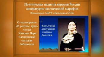 Литературно-поэтический марафон «Поэтическая палитра народов России»