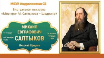 «Мир книг М. Салтыкова-Щедрина». Андроповская сельская библиотека