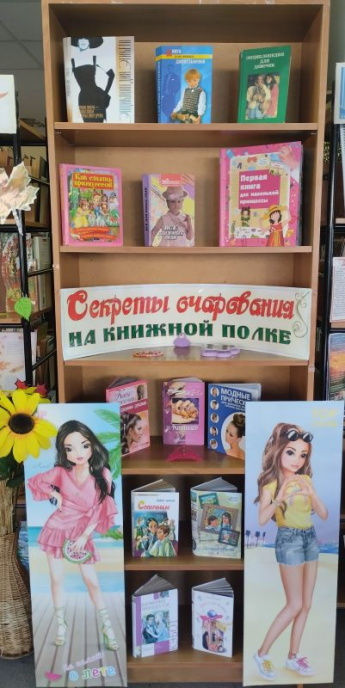 Выставка «Секреты очарования на книжной полке».