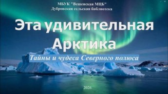 «Эта удивительная Арктика». Дубровская сельская библиотека