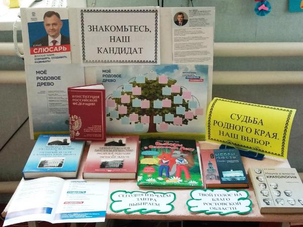 «Судьба родного края. Наш выбор». Поповская сельская библиотека